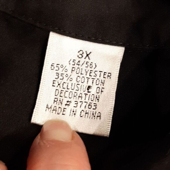 Monte Carlo Black Button Down Shirt - Picture 10 of 11